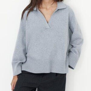 H&M MAMA Collared jumper Size Large